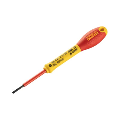 Stanley Fatmax Insulated Screwdriver VDE 2,5x50 mm, 1000V