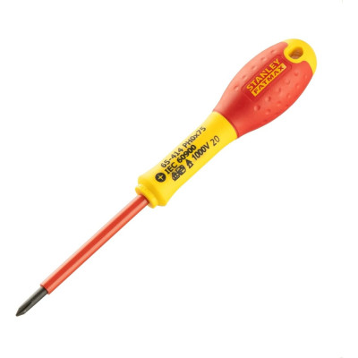 Stanley Fatmax Insulated Screwdriver VDE PH0x75 mm, 1000V