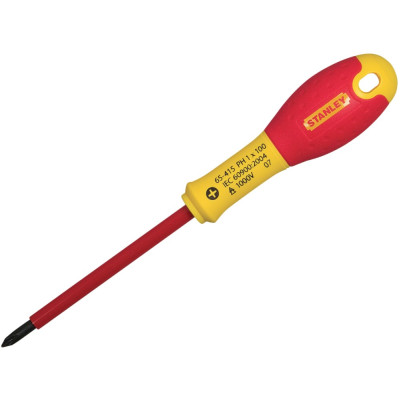 Stanley Fatmax Insulated Screwdriver VDE PH1x100 mm, 1000V