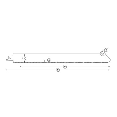 Bi-Metal Reciprocating Saw Blade for metal „Specialist+" 300 mm 10-14TPI