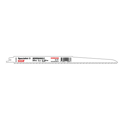 Bi-Metal Reciprocating Saw Blade for metal „Specialist+" 300 mm 6TPI