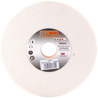 CERAMIC GRINDING WHEEL 200 x 20 x 32 WHITE 99A60K