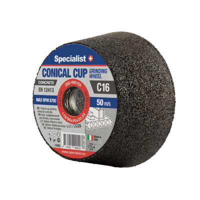 Conical cup grinding wheels 110/90X55X22,23 1C16PB