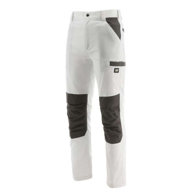 Men´s work trousers CAT white-dark 34/32