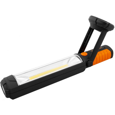 FLASHLIGHT LONG 5W + 5 LED MAGNETIC TILT