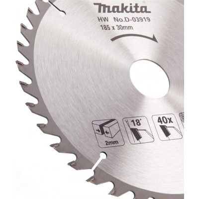 Diskinis medienos pjūklas Makita, 18,5 cm