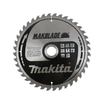 Diskinis medienos pjūklas Makita, 26 cm