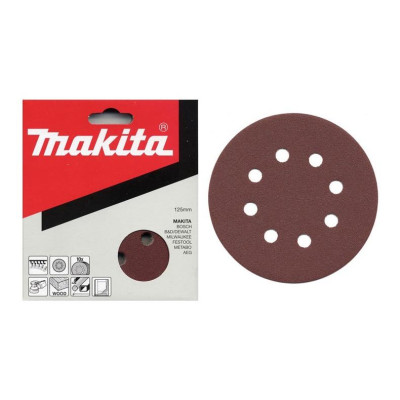 Šlifavimo diskai Makita P-43555, Nr 80, Ø125 mm, 10 vnt