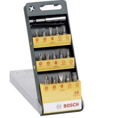 Antgalių rinkinys Bosch 2607019453, 16vnt.