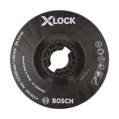 Pagrindas šlifavimo diskams BOSCH X-LOCK 125mm